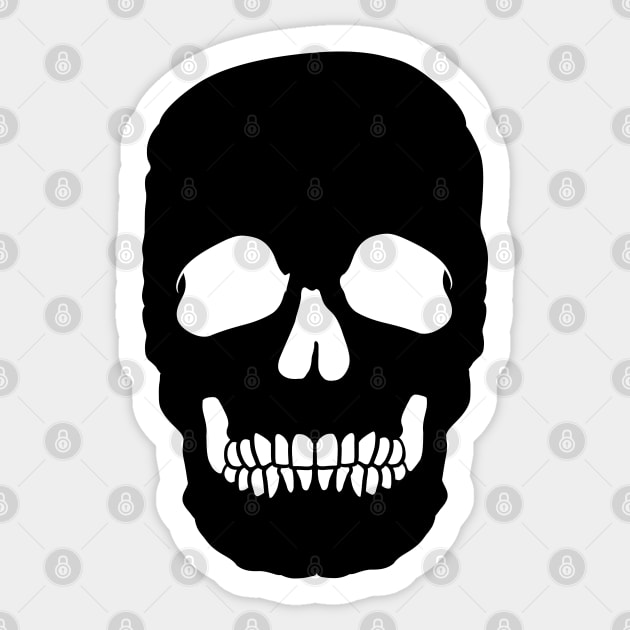 Skull, human skull Sticker by HEJK81